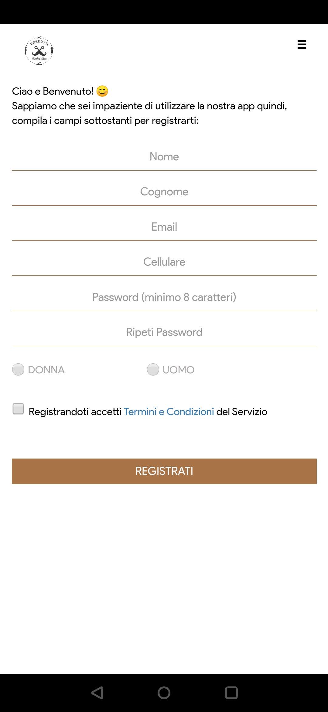 Registrazione